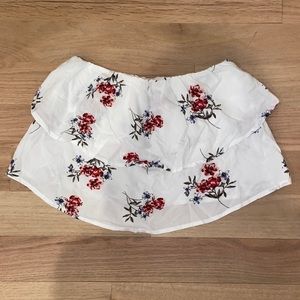 Garage floral tube top
